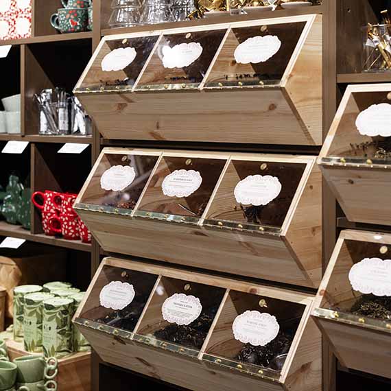 Søstrene Grene in Frederiksberg offers a wide selection of delicious delicacies.